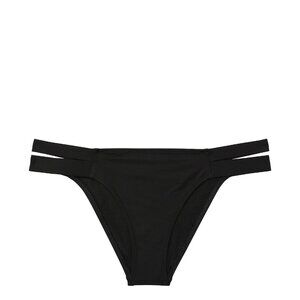 Black Double-Strap Bikini Bottom